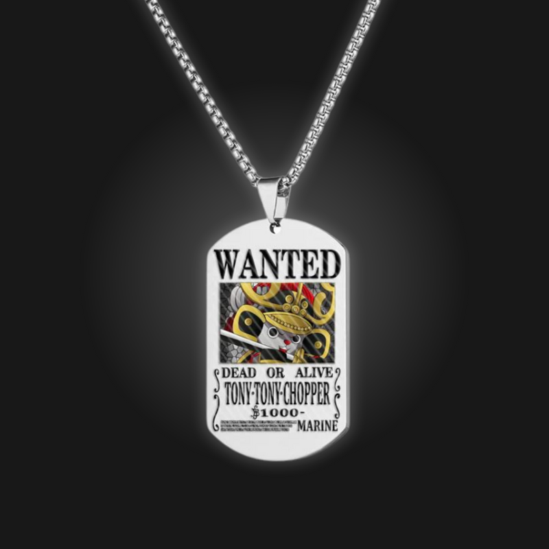 1000 Berries Wanted Poster Necklace